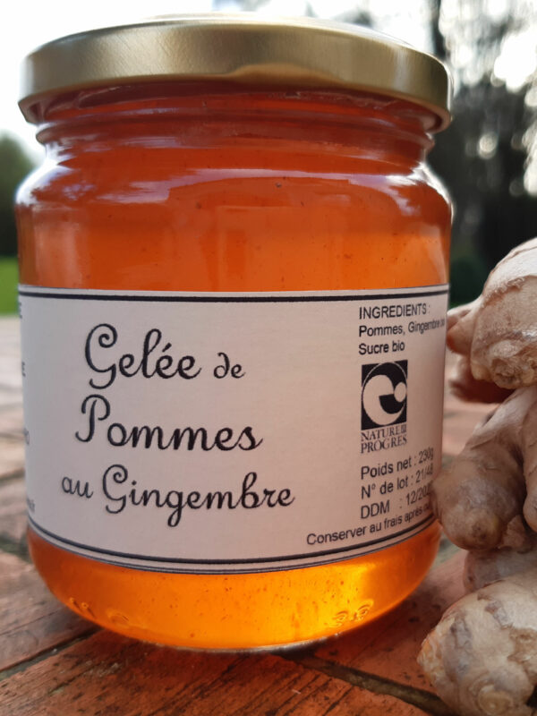 Gelée de pommes au gingembre